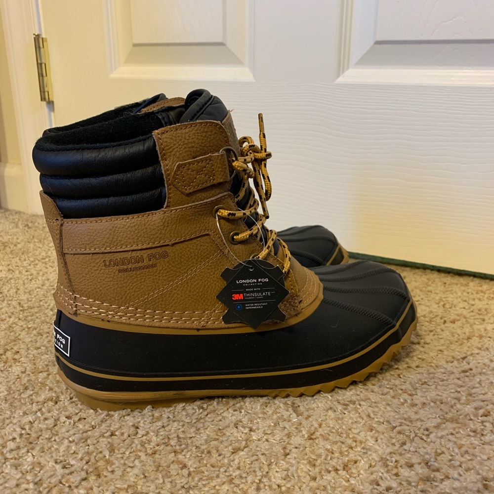 LONDON FOG COLLECTION ASHFORD duck boots size 8.5